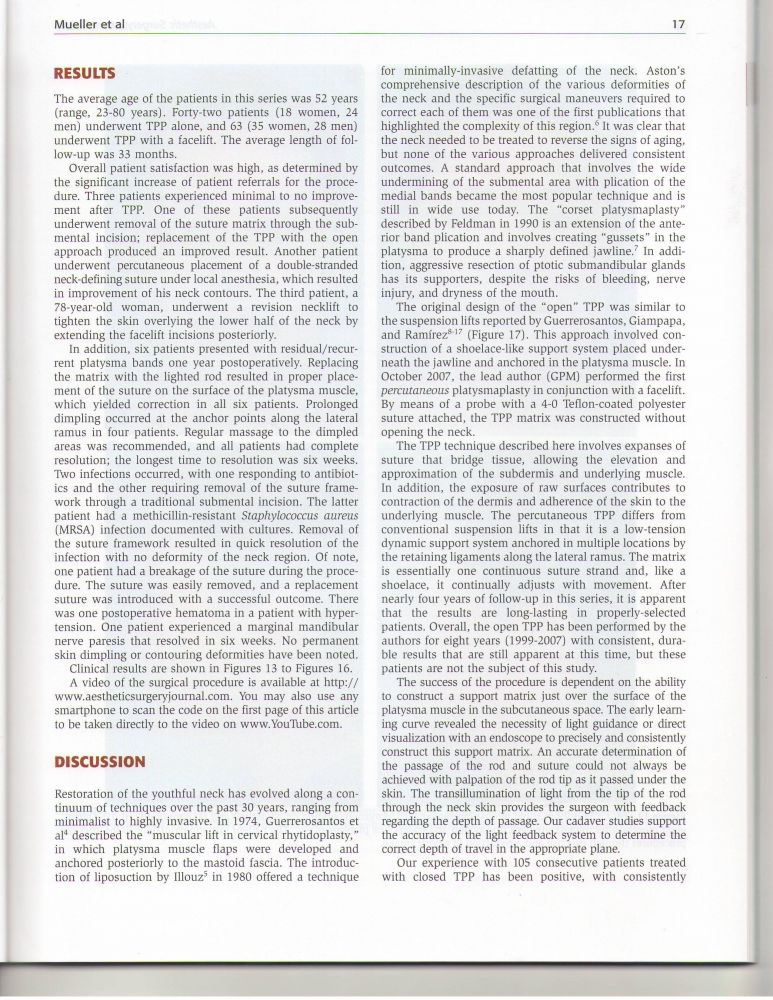 Aesthetic Surgery Journal Volume 32, Issue 1, Jan 2012 Aesthetic Surgery Journal Volume 32, Issue 1, Jan 2012