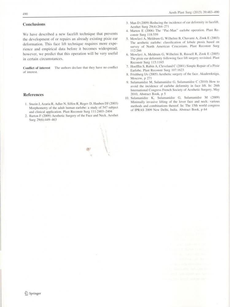 Aesthetic Plastic Surgery 39-4-Aug 2015 Aesthetic Plastic Surgery 39-4-Aug 2015