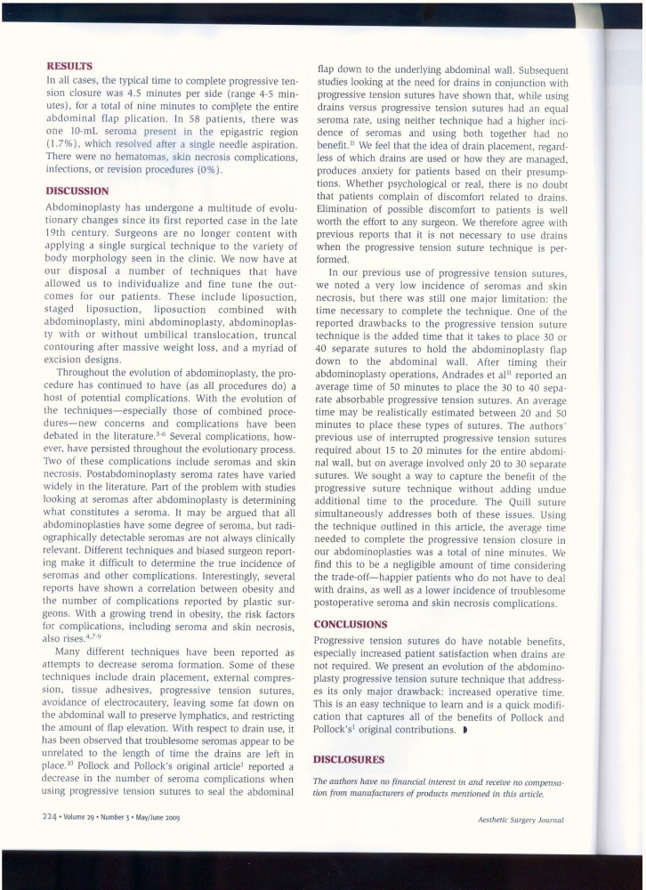 Aesthetic Surgery Journal Volume 29, Issue 3, May 2009