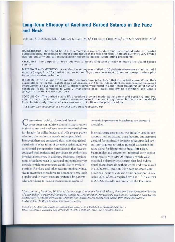 Dermatologic Surgery Volume 34 number 8 August 2008 Dermatologic Surgery Volume 34 number 8 August 2008