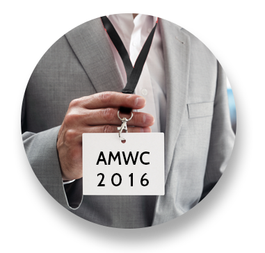Делегатский бейдж на AMWC 2016 c 40% скидкой. Делегатский бейдж на AMWC 2016 c 40% скидкой.