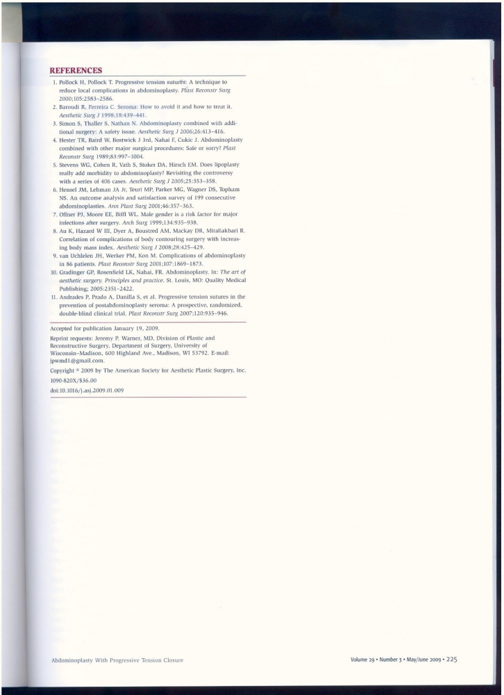 Aesthetic Surgery Journal Volume 29, Issue 3, May 2009