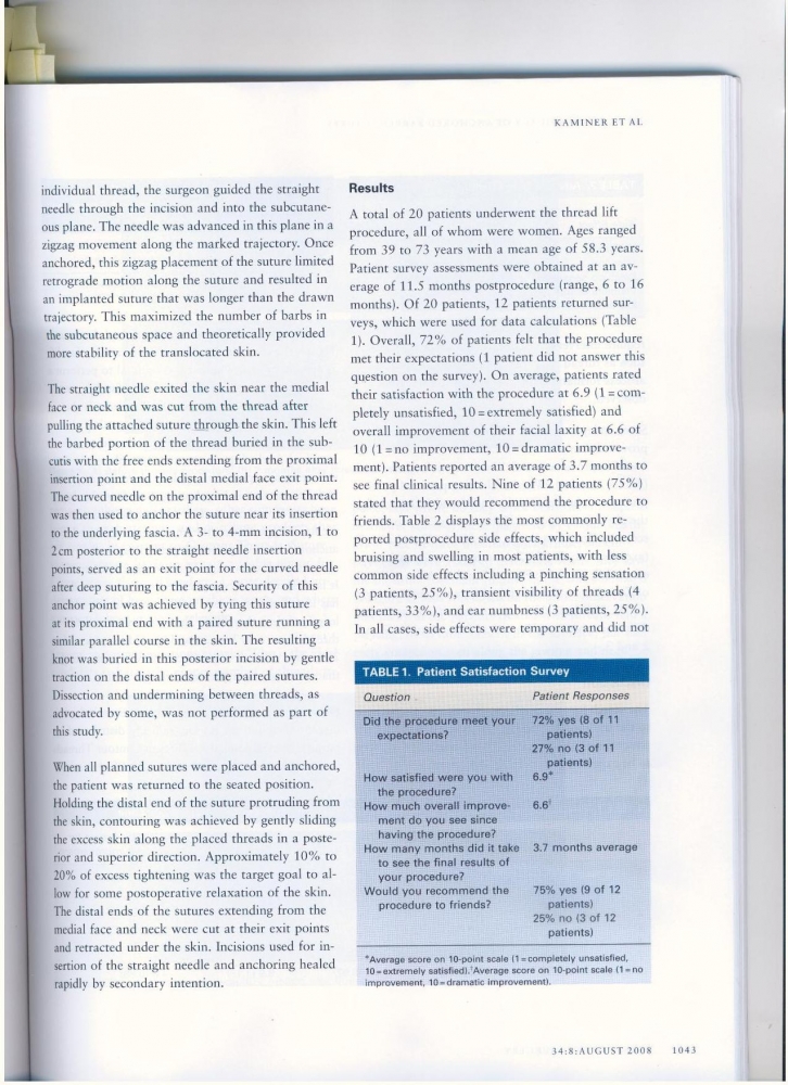 Dermatologic Surgery Volume 34 number 8 August 2008 Dermatologic Surgery Volume 34 number 8 August 2008