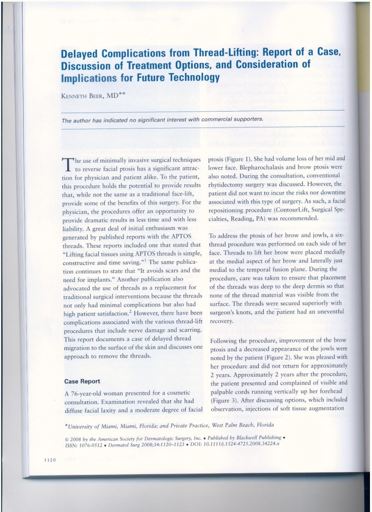 Dermatologic Surgery Volume 34 number 8 August 2008 Dermatologic Surgery Volume 34 number 8 August 2008